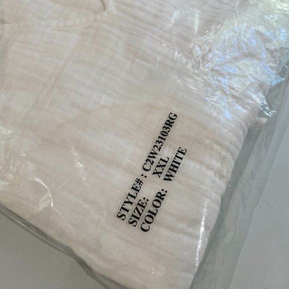 Flowy White Summer Dress XXL - Picture 4 of 4